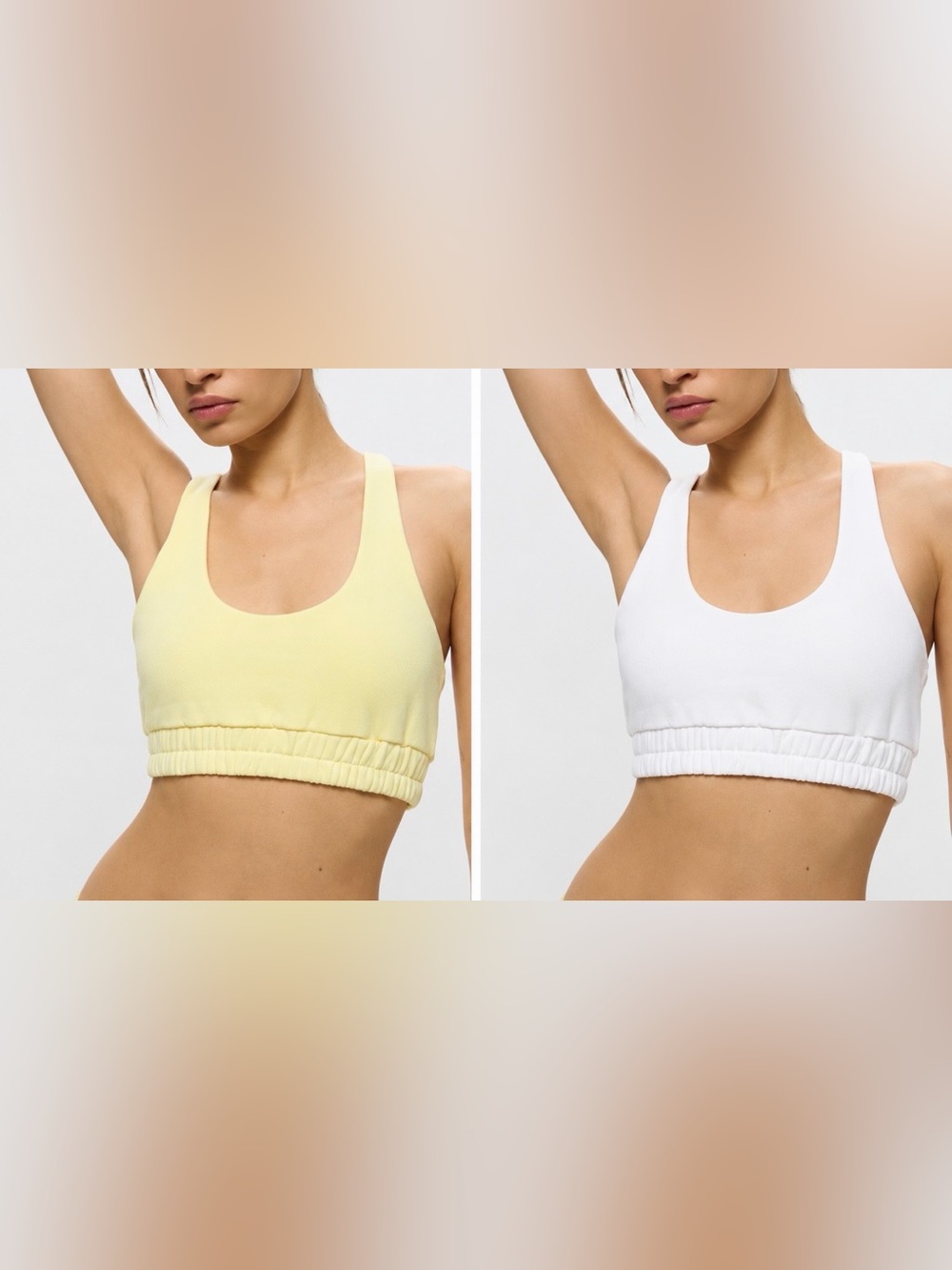2 alo Scoop Neck Sports Bras